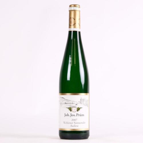 (1) 2007 Joh. Jos. Prum Wehlener Sonnenuhr Riesling Auslese Goldkapsel, Mosel Saar Ruwer