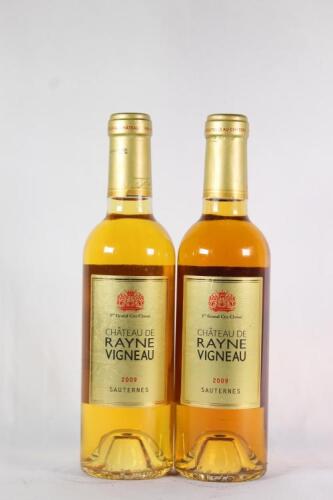 (2) 2009 Chateau Rayne Vigneau 375ml