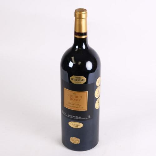 (1) 2009 Church Road Reserve Cabernet Sauvignon/Merlot 1500ml, Hawkes Bay