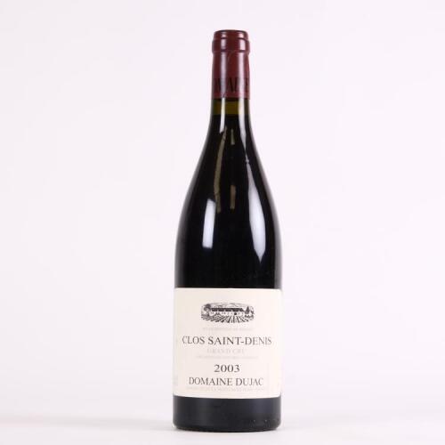 (1) 2003 Domaine Dujac Clos St Denis Grand Cru, Cote de Nuits