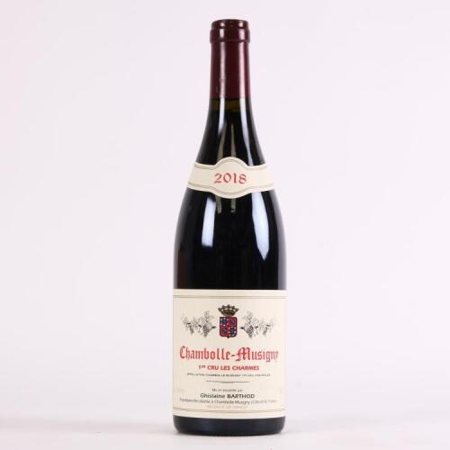 (1) 2018 Domaine Ghislaine Barthod Chambolle Musigny Les Charmes 1er Cru, Cote de Nuits