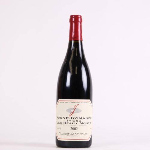 (1) 2002 Domaine Jean Grivot Vosne Romanee Les Beaux Monts 1er Cru, Cote de Nuits