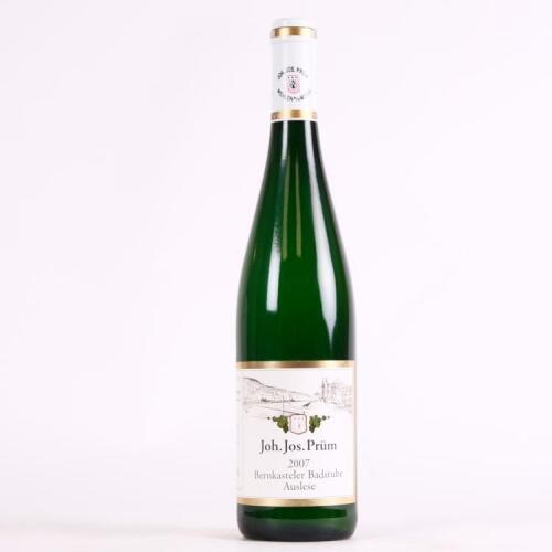 (1) 2007 Joh. Jos. Prum Bernkasteler Badstube Riesling Auslese, Mosel Saar Ruwer