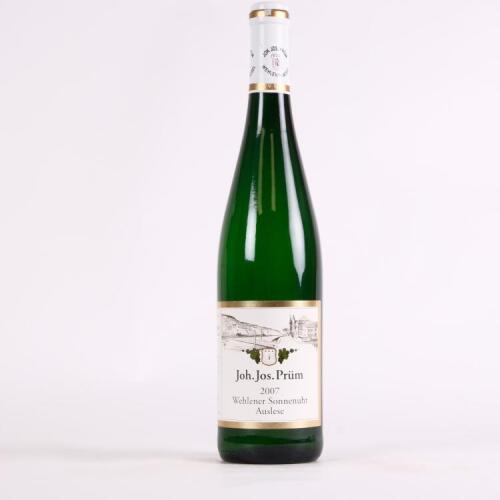 (1) 2007 Joh. Jos. Prum Wehlener Sonnenuhr Riesling Auslese, Mosel Saar Ruwer