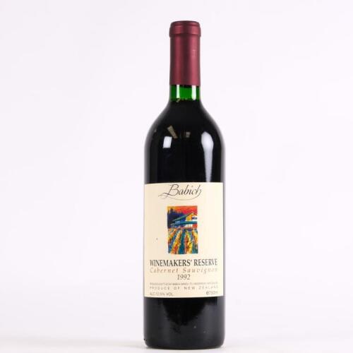 (1) 1992 Babich Winemakers Reserve Cabernet Sauvignon, Gimblett Gravels