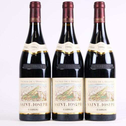 (3) 2006 E. Guigal Vignes de L'Hospice St. Joseph