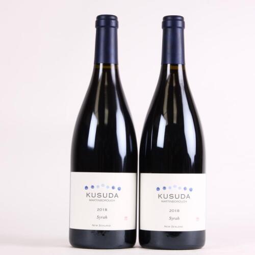 (2) 2018 Kusuda Syrah, Martinborough