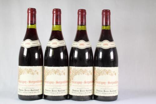 (4) 1991 Domaine Pierre Guillemot Savigny-Serpentieres, Cote de Beaune