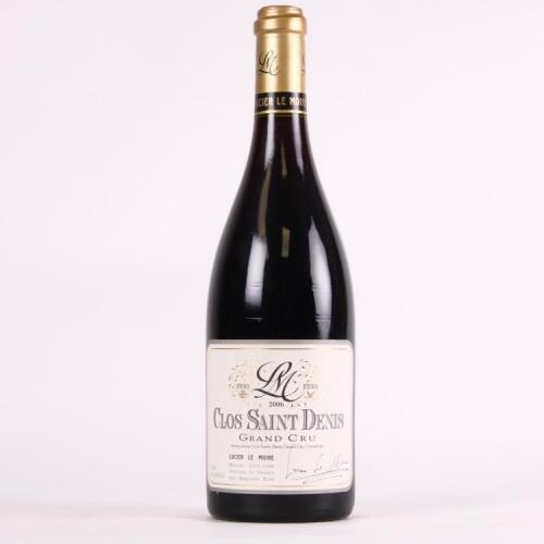 (1) 2006 Lucien le Moine Clos St Denis Grand Cru, Cote de Nuits *