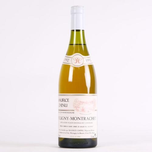 (1) 1992 Maurice Chenu Puligny Montrachet, Cote de Beaune