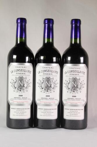 (3) 2000 Chateau La Conseillante, Pomerol