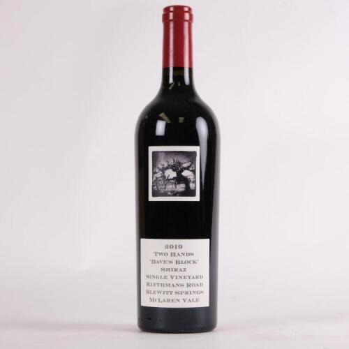 (1) 2019 Two Hands Dave's Block Blewitt Springs Shiraz, McLaren Vale SA *