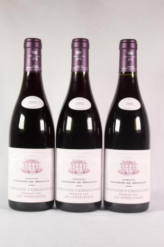 (3) 2011 Domaine Chandon de Briailles Pernand Vergelesses Les Vergelesses 1er Cru, Cote de Beaune