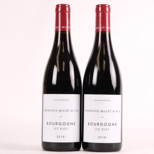 (2)&nbsp;2018 Francois Millet Bourgogne Les Rues, Cote de Nuits *