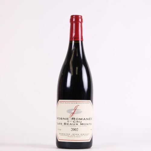 (1) 2002 Domaine Jean Grivot Vosne Romanee Les Beaux Monts 1er Cru, Cote de Nuits