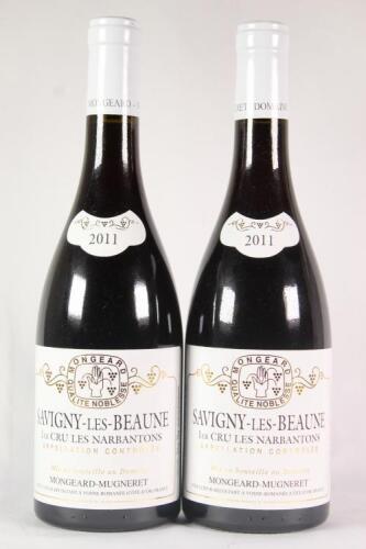 (2) 2011 Domaine Mongeard-Mugneret Savigny Les Beaunes Les Narbantons 1er Cru, Cote de Beaune