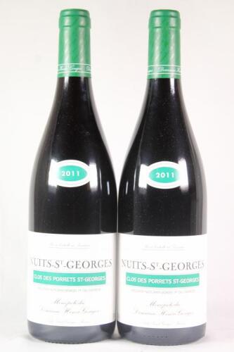 (2) 2011 Domaine Henri Gouges Nuits St Georges Clos des Porrets St Georges 1er Cru, Cote de Nuits