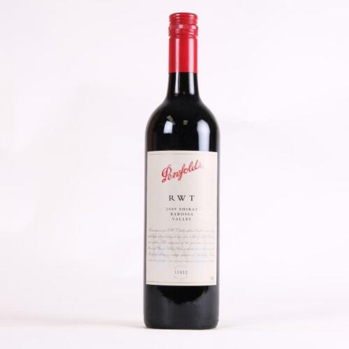 (1) 2009 Penfolds RWT Shiraz, Barossa SA