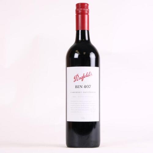 (1) 2010 Penfolds Bin 407 Cabernet Sauvignon, South Australia