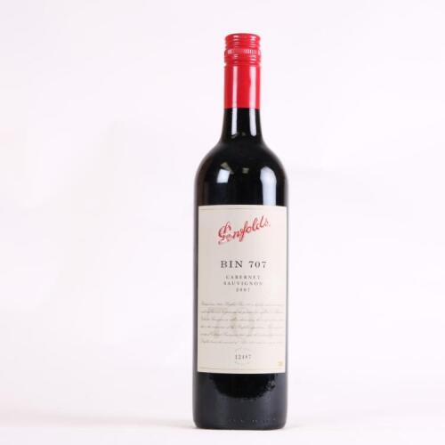 (1) 2007 Penfolds Bin 707 Cabernet Sauvignon, South Australia