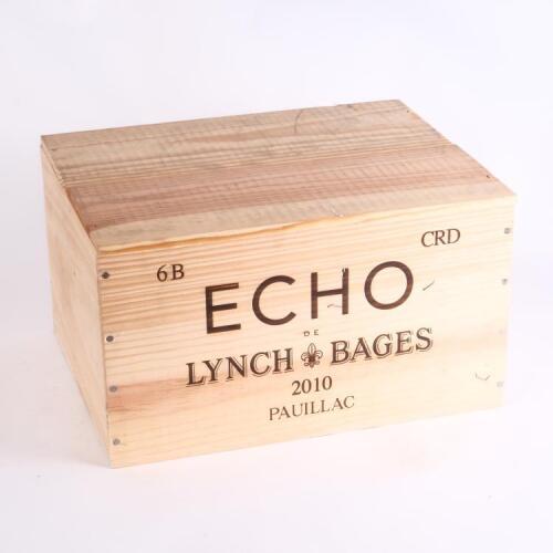 (6) 2010 Echo Lynch Bages, Pauillac