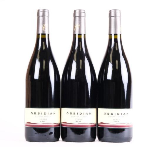 (3) 2008 Obsidian Syrah, Waiheke