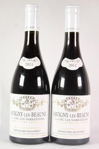 (2) 2011 Domaine Mongeard-Mugneret Savigny les Beaune Les Narbantons 1er Cru, Cote de Beaune