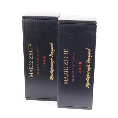 (2) 2008 Martinborough Vineyards Marie Zelie Reserve Pinot Noir, Martinborough