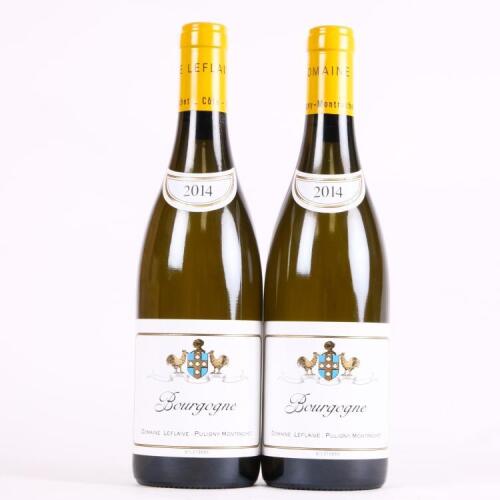 (2) 2014 Domaine Leflaive Bourgogne Blanc, Cote de Beaune