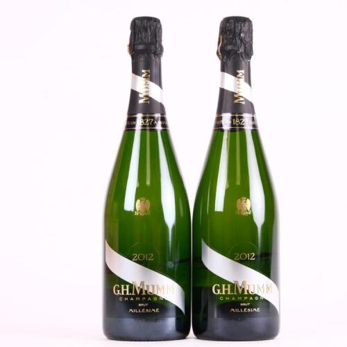 (2) 2012 Mumm Brut Millesime