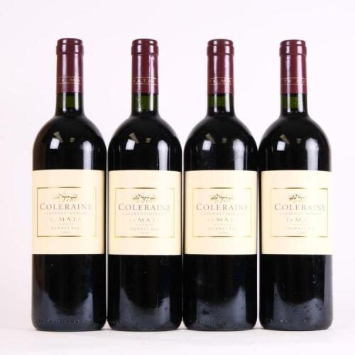 (4) 2002 Te Mata Estate Coleraine, Hawkes Bay