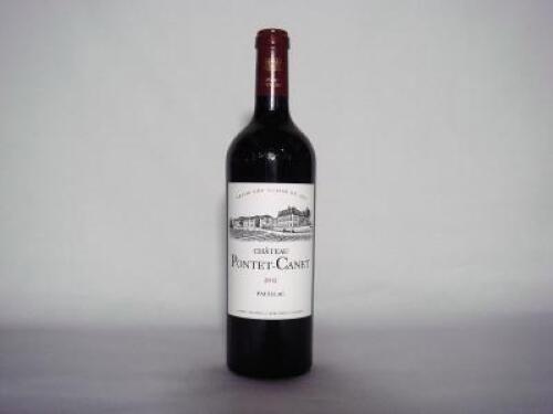 (1) 2012 Chateau Pontet Canet, Pauillac