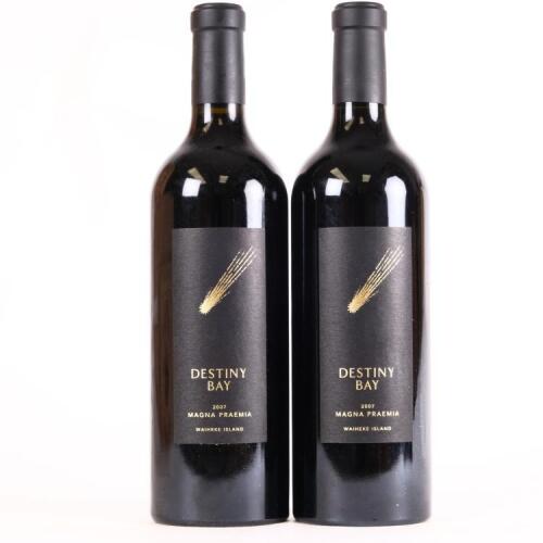(2) 2007 Destiny Bay Magna Praemia, Waiheke