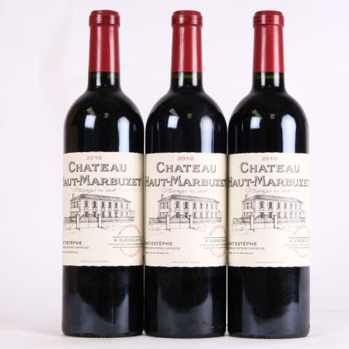 (3) 2010 Chateau Haut-Marbuzet, St Emilion