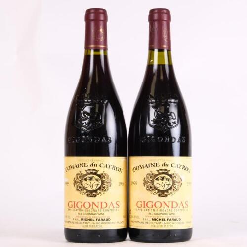 (2) 1999 Domaine du Cayron Gigondas