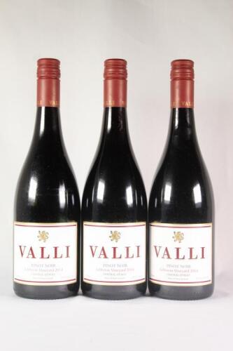 (3) 2014 Valli Pinot Noir, Gibbston Valley
