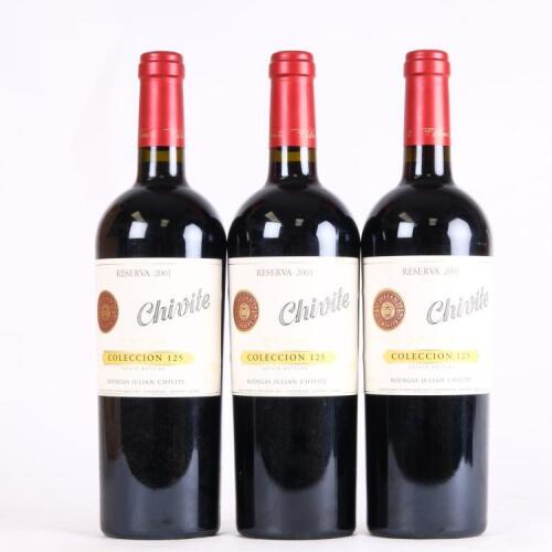 (3) 2001 Bodegas Juli&aacute;n Chivite Reserva Coleccion 125, Navarra