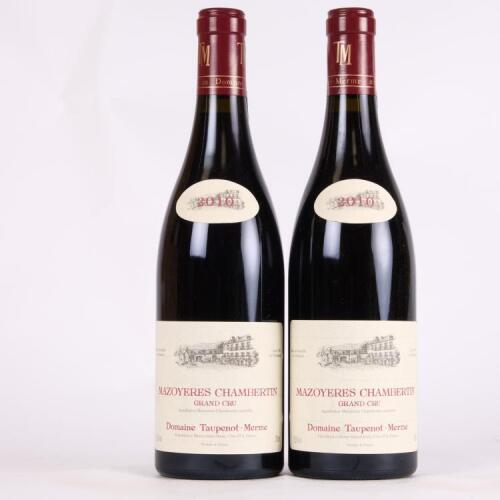 (2) 2010 Domaine Taupenot Merme Mazoyeres-Chambertin Grand Cru, Cote de Nuits