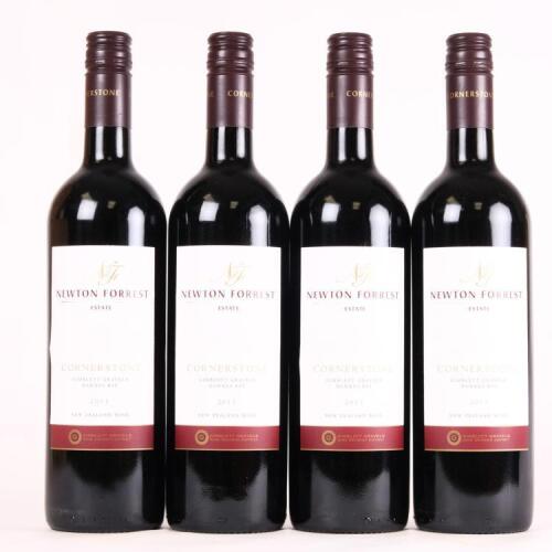 (4) 2013 Newton Forrest Cornerstone, Gimblett Gravels