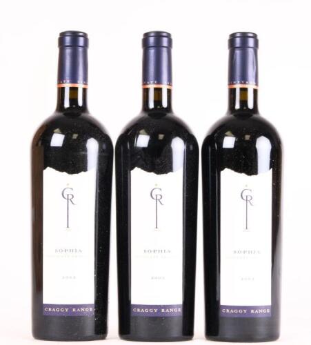 (3) 2002 Craggy Range Sophia, Gimblett Gravels