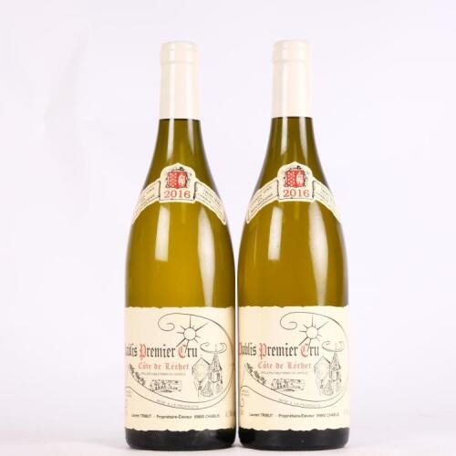(2) 2016 Laurent Tribut Cote de Lechet 1er Cru, Chablis *