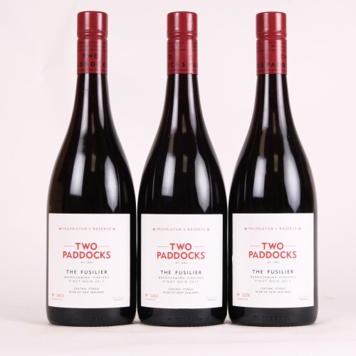 (3) 2017 Two Paddocks Fusilier Pinot Noir, Bannockburn
