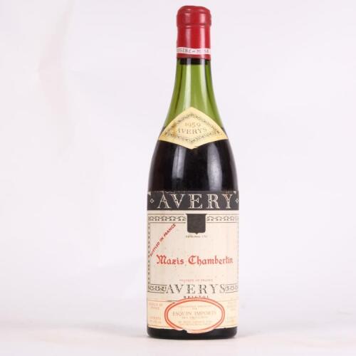 (1) 1959 Averys Mazis Chambertin Grand Cru, Cote de Nuits