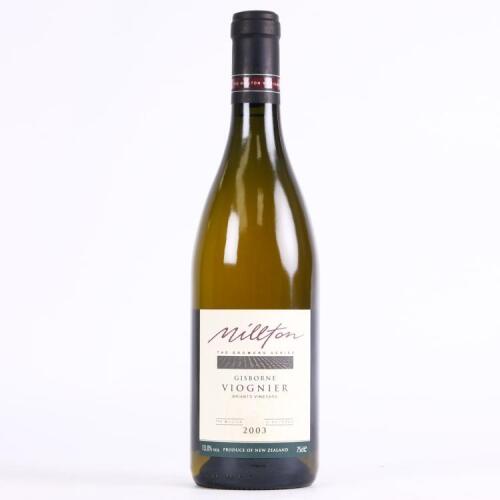 (1) 2003 Millton The Growers Series Briants Vineyard Viognier, Gisborne