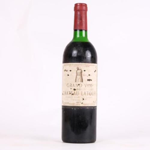 (1) 1977 Chateau Latour 1er Cru Classe, Pauillac
