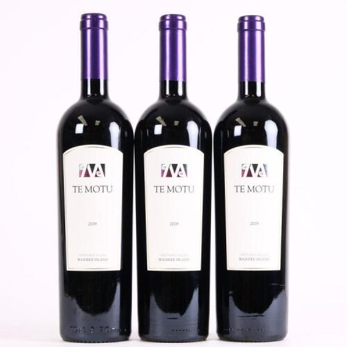 (3) 2009 Te Motu Cabernet Sauvignon/Merlot, Waiheke