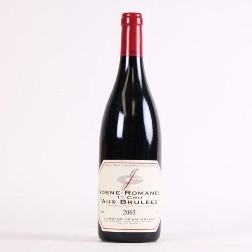 (1) 2003 Domaine Jean Grivot Vosne Romanee Aux Brulees 1er Cru, Cote de Nuits