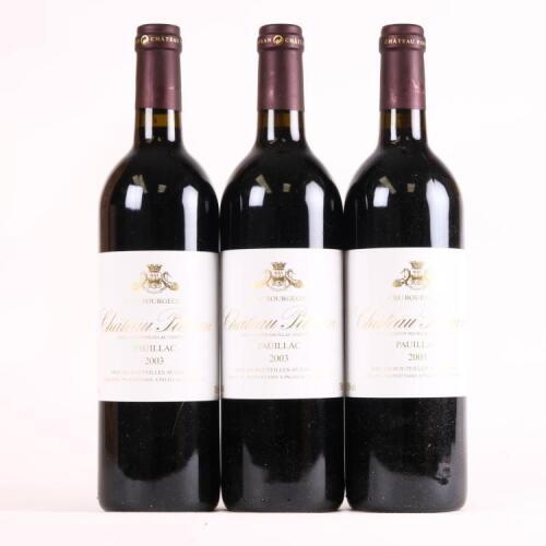 (3) 2003 Chateau Pibran, Pauillac