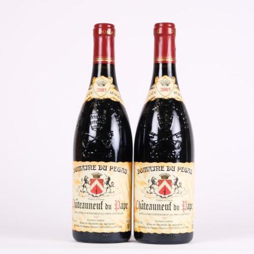 (2) 2005 Domaine du Pegau Chateauneuf du Pape Cuvee Reservee