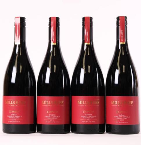 (4) 2013 Mills Reef Elspeth Trust Vineyard Syrah, Gimblett Gravels